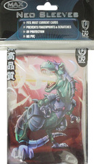 Max Protection pack of 50 Robo T-Rex Large Sleeves