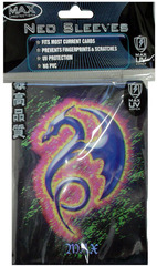 Max Protection Blue Tribal Dragon Large Sleeves