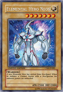 Elemental Hero Neos - CT03-EN001 - Secret Rare - Limited Edition Elemental Hero Neos - CT03-EN001 - Secret Rare - Limited Edition