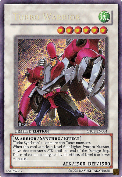 Turbo Warrior - CT05-EN004 - Secret Rare - edition Limitee // 2008 Collectors Tins