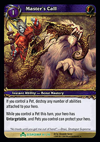 Masters Call