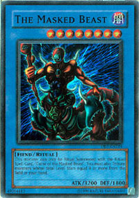 The Masked Beast - DB1-EN214 - Super Rare - Unlimited Edition - Yu-Gi-Oh! Singles Booster Pack Singles Dark Beginnings 1 - The End Games The Masked Beast - DB1-EN214 - Super Rare - Unlimited Edition - Yu-Gi-Oh! Singles Booster Pack Singles Dark Beginnings 1 - The End Games