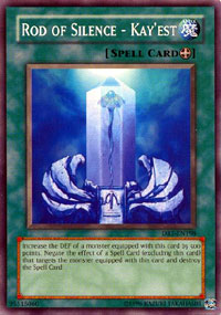 Rod of Silence - Kayest - DR1-EN198 - Common - Unlimited Edition
