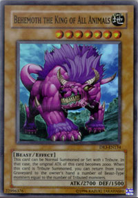 Behemoth the King of All Animals - DR3-EN134 - Super Rare - Unlimited Edition