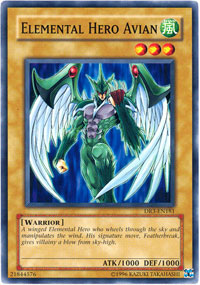 Elemental Hero Avian - DR3-EN181 - Common - Unlimited Edition