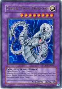 Cyber Twin Dragon - DR04-EN035 - Ultra Rare - Unlimited Edition Cyber Twin Dragon - DR04-EN035 - Ultra Rare - Unlimited Edition