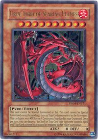 Uria, Lord of Searing Flames - DR04-EN121 - Ultra Rare - Unlimited Edition