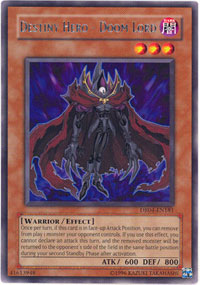 Destiny Hero - Doom Lord - DR04-EN181 - Rare - Unlimited Edition Destiny Hero - Doom Lord - DR04-EN181 - Rare - Unlimited Edition