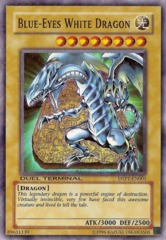 Blue-Eyes White Dragon - DTP1-EN001 - Super Rare - Duel Terminal