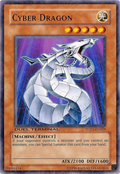 Cyber Dragon - DTP1-EN009 - Rare - Duel Terminal