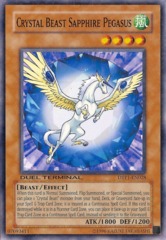 Crystal Beast Sapphire Pegasus - DTP1-EN028 - Common - Duel Terminal