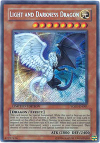 Light and Darkness Dragon - YG01-EN001 - Secret Rare - Limited Edition