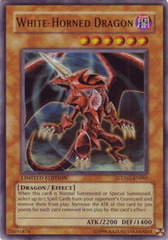 White-Horned Dragon - GXNG-EN001 - Ultra Rare - Limited Edition