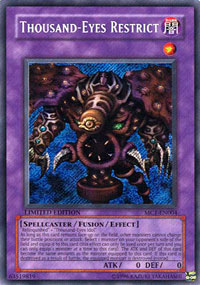 Thousand-Eyes Restrict - MC1-EN004 - Secret Rare - Limited Edition Thousand-Eyes Restrict - MC1-EN004 - Secret Rare - Limited Edition