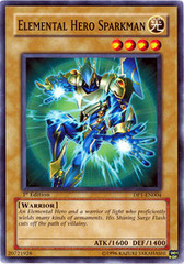 Elemental Hero Sparkman - MF03-EN004 - Parallel Rare - Limited Edition