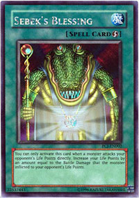 Sebeks Blessing - PCJ-EN002 - Secret Rare - Limited Edition