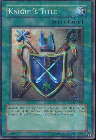 Knights Title - ROD-EN002 - Secret Rare - Unlimited Edition