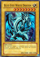 Blue-Eyes White Dragon - SKE-001 - Super Rare - 1st Edition