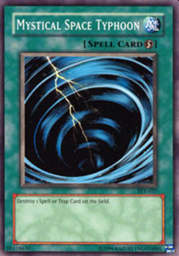 遊戯王　MYSTICAL SPACE TYPHOON 1 x Mystical Space Typhoon - SYE-037 - Common - 1st Edition