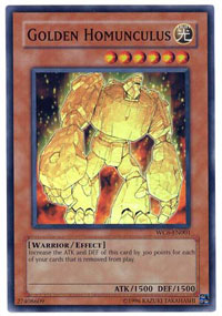 Golden Homunculus - WC6-EN001 - Super Rare - Limited Edition