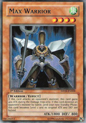 Max Warrior - DP09-EN009 - Rare - 1st Edition