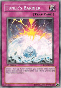 Tuners Barrier - DP09-EN030 - Super Rare - 1st Edition