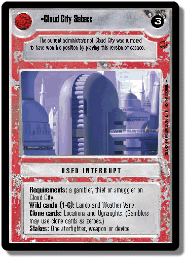 Cloud City Sabacc - Lightside