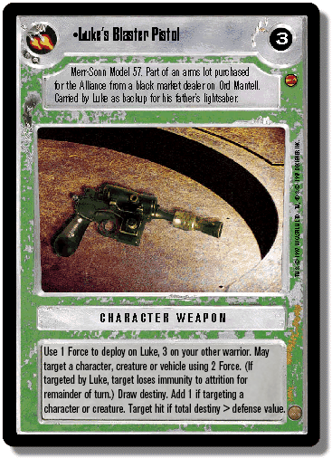 Lukes Blaster Pistol