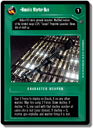 Bossks Mortar Gun