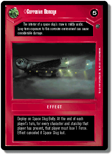 Corrosive Damage