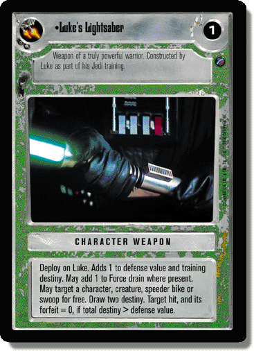 Lukes Lightsaber