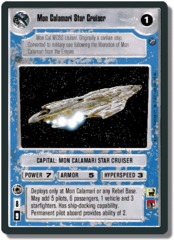 Mon Calamari Star Cruiser - Rare