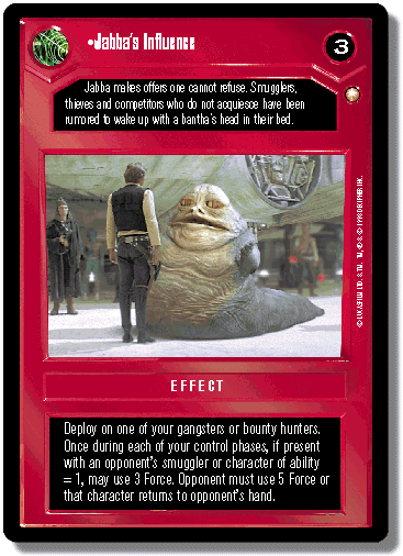 Jabbas Influence