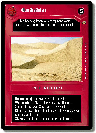 Dune Sea Sabacc - Darkside