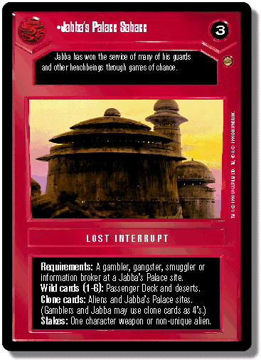 Jabbas Palace Sabacc - Darkside