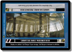 Jabba's Sail Barge: Passenger Deck