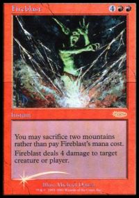 Fireblast - Foil FNM 2001