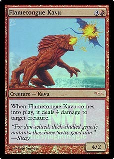 Flametongue Kavu - Foil FNM 2005