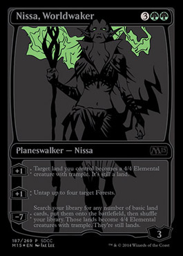 Nissa, Worldwaker - SDCC 2014 Exclusive Promo