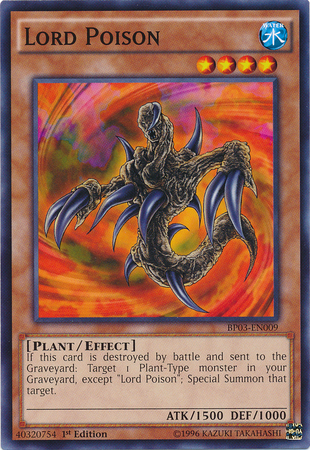 Lord Poison - BP03-EN009 - Common - 1st Edition