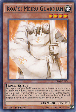 Koaki Meiru Guardian - BP03-EN056 - Rare - 1st Edition