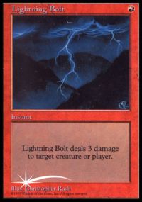 Lightning Bolt - Foil DCI Judge Promo