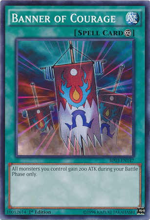 Banner of Courage - BP03-EN147 - Common - 1st Edition