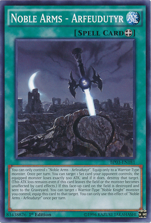 Noble Arms - Arfeudutyr - BP03-EN181 - Common - 1st Edition