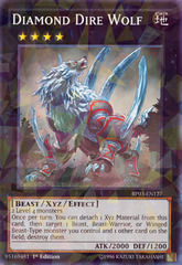 Diamond Dire Wolf - BP03-EN127 - Shatterfoil - 1st Edition