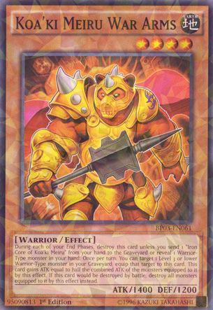 Koaki Meiru War Arms - BP03-EN061 - Shatterfoil - 1st Edition