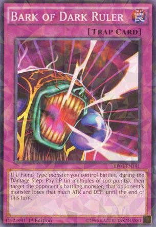Bark of Dark Ruler - BP03-EN191 - Shatterfoil - 1st Edition