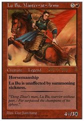 Lu Bu, Master at Arms - Prerelease Promo - 7/4/1999