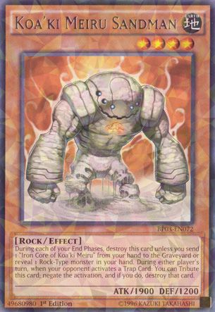 Koaki Meiru Sandman - BP03-EN072 - Shatterfoil - 1st Edition