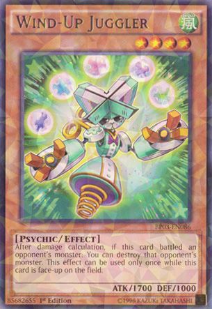 Wind-Up Juggler - BP03-EN086 - Shatterfoil - 1st Edition